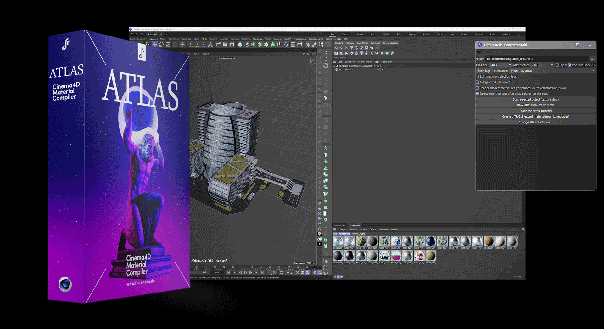 Atlas-C4D Material Compiler